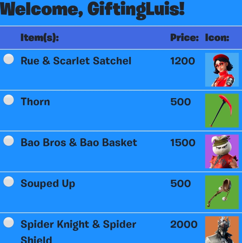 GIFTING SERVICE FOR CHEAP